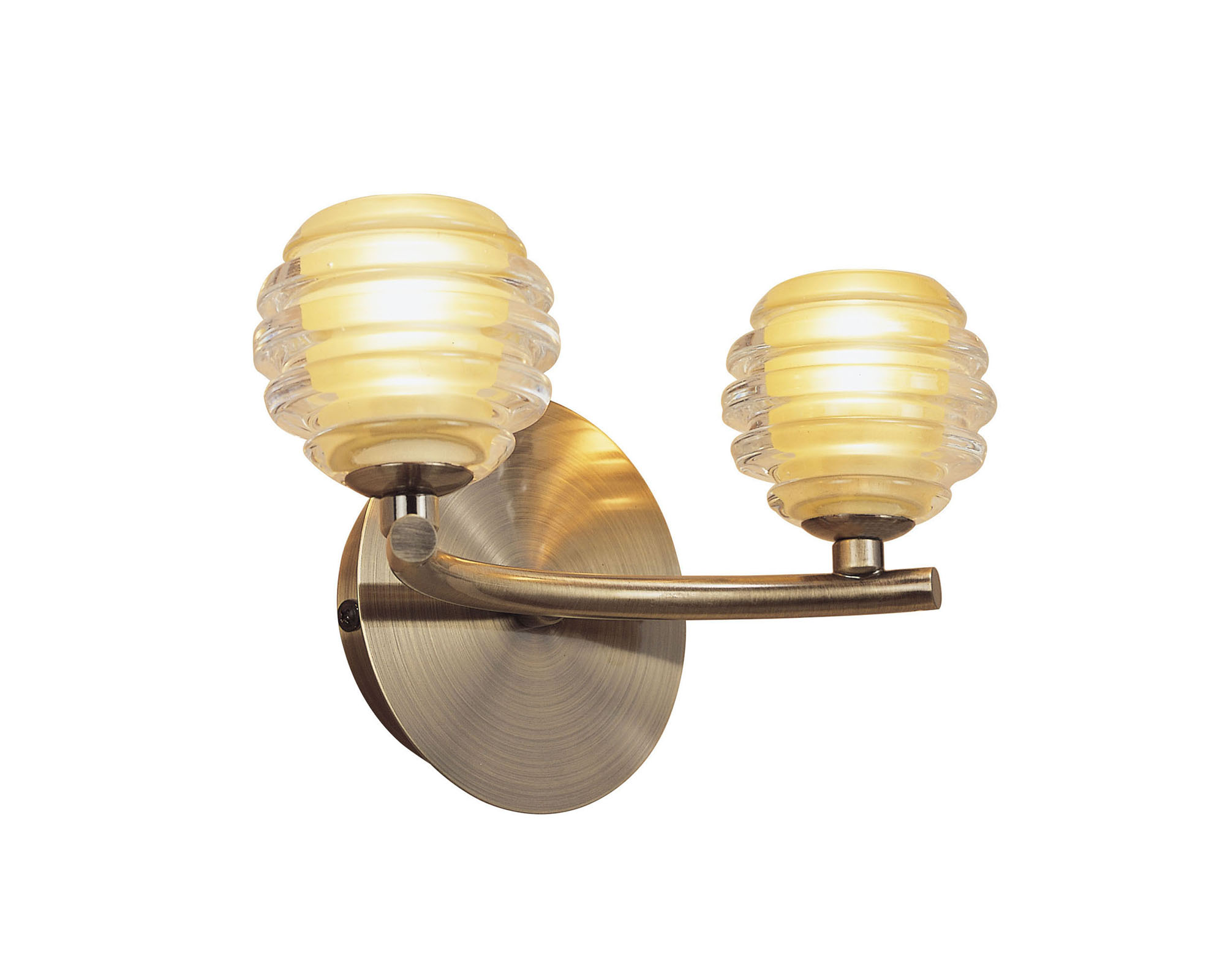 M8010/1  Sphere AB Wall Lamp 2 Light